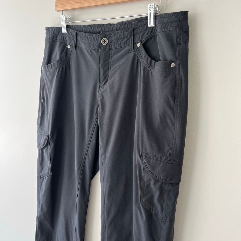 Kuhl Women’s Freeflex Roll-Up Pant in Dark Gray Koal Coal Size 14 - Picture 15 of 15